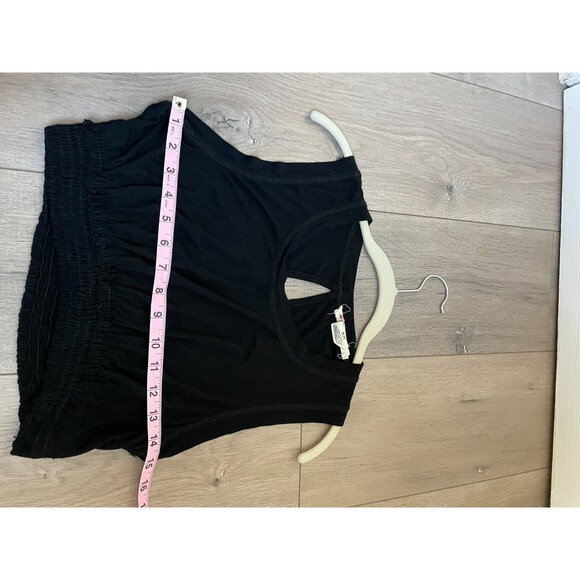 Endless Summer by Free People Beach Morningside Black Crop Top Medium - Picture 3 of 6